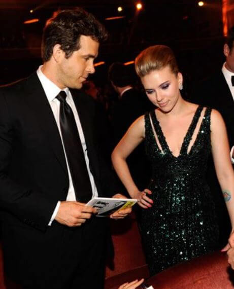 Scarlett Johansson with her Ex-Husband, Ryan Reynolds